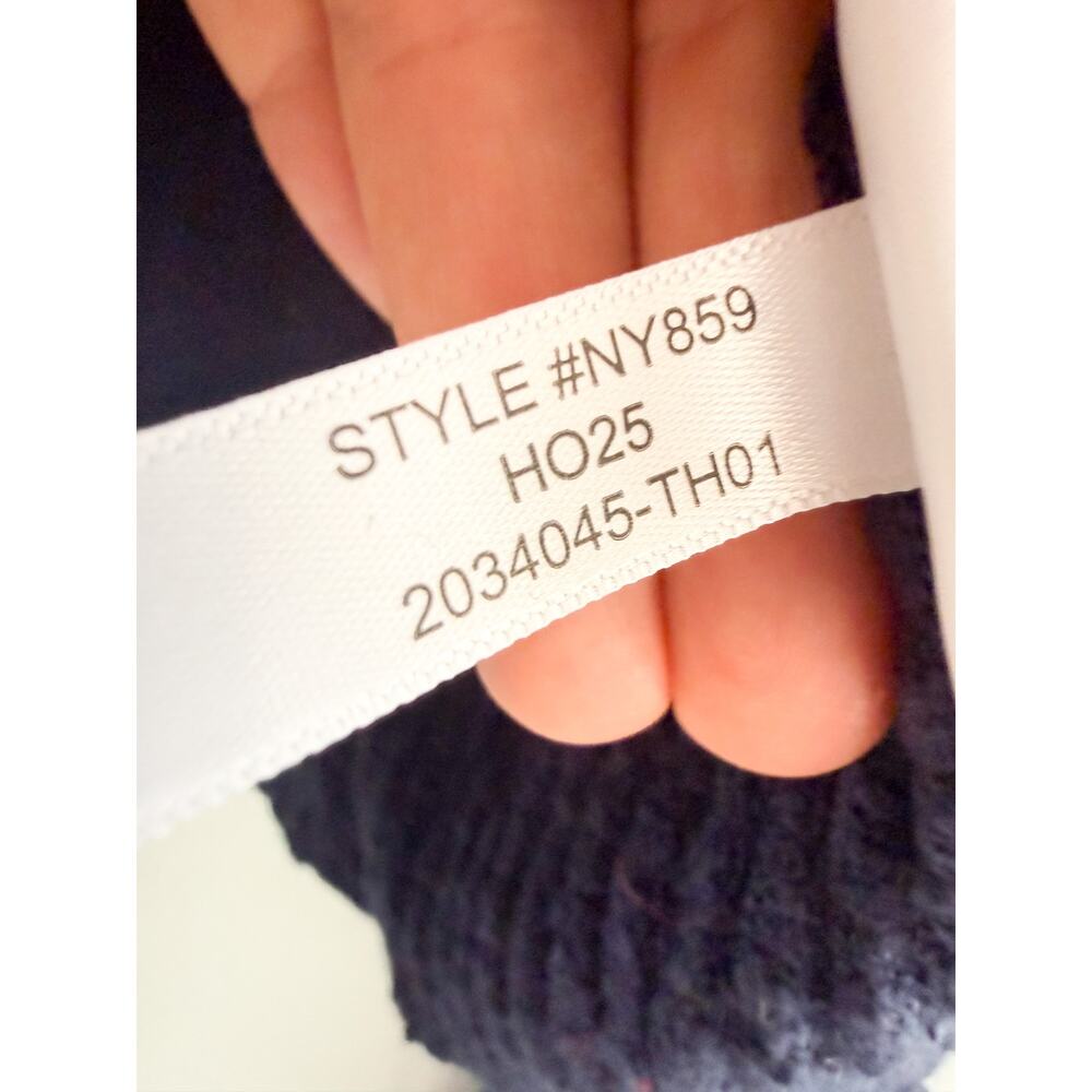 Madewell | NWT Bouclé Knit Crewneck Sweater Midnight Navy | Sz XL - Picture 9 of 10